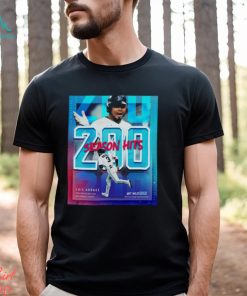 Luis Arráez Miami Marlins 200 Season Hits Shirt