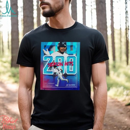 Luis Arráez Miami Marlins 200 Season Hits Shirt