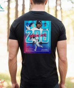 Luis Arráez Miami Marlins 200 Season Hits Shirt - Limotees