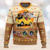 Corona Don’t Drink And Drive Blue Knitted 3D Sweater Gift For Xmas