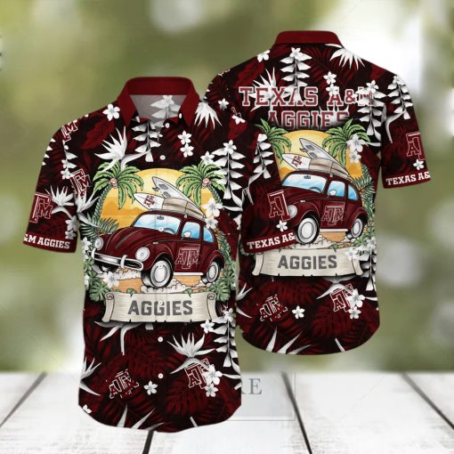 M Aggies NCAA Hawaiian Shirt Sunsetstime Aloha Shirt