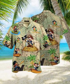 MICKEY’S TREASURE HUNTING HAWAIIAN SHIRT