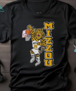 MIZZOU TIGERS 19NINE VAULT LOGO BASKETBALL DUNKING TIGER BLACK T SHIRT