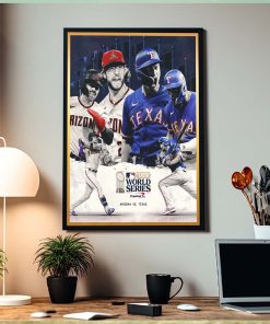 MLB 2023 World Series Is Set Arizona Vs Texas Poster Canvas