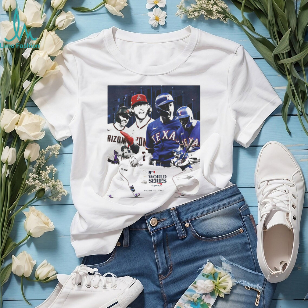MLB 2023 World Series Is Set Arizona Vs Texas Vintage T Shirt MLB 2023 World Series Is Set Arizona Vs Texas Vintage T Shirt