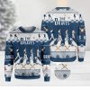 New England Patriots Grateful Dead SKull And Bears Ugly Christmas Sweater