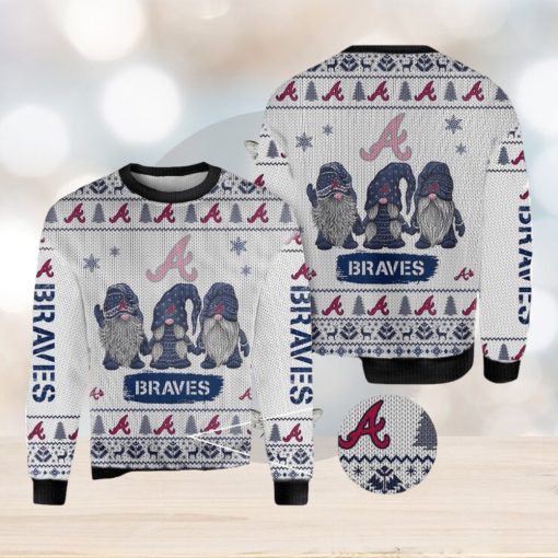 MLB Atlanta braves World Series Champions Seasonal Ugly 3D Sweater For Xmas