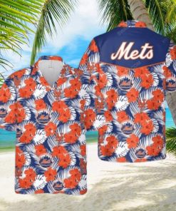 MLB New York Mets Hawaiian Shirt Simple Baseball Player And Stadium Pattern  Fashionable Gift For Baseball