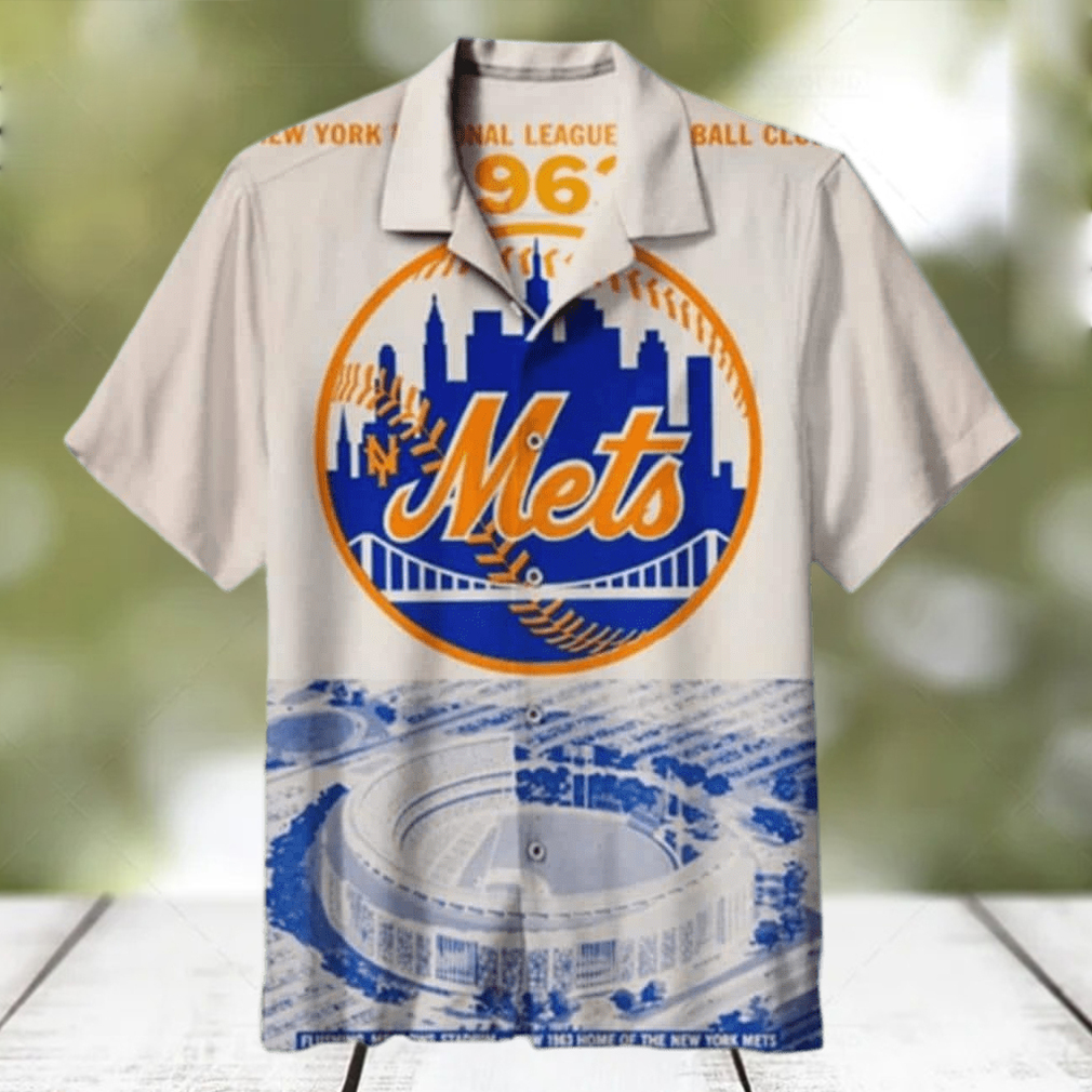 New York Mets Major League Baseball Mascot Tropical Floral