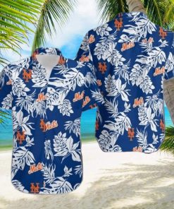 MLB New York Mets Hawaiian Shirt Palm Leaves Pattern Summer Beach Gift