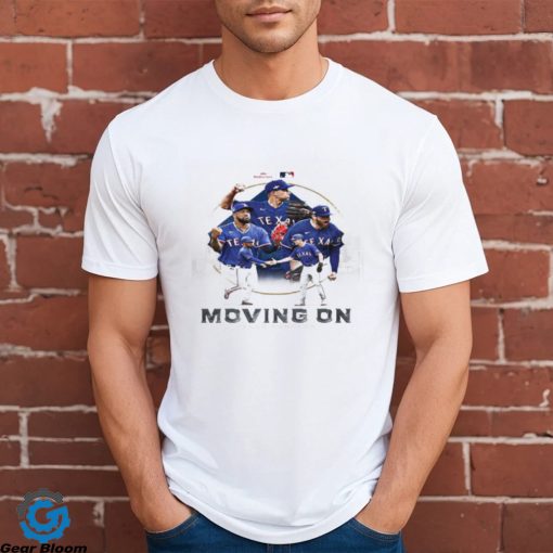 MLB The Texas Rangers Are The First Team To Advance In The Wild Card Round Unisex T shirt