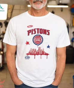 M&N x Tats Cru City Tee Detroit Pistons Shirt