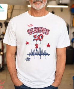 M&N x Tats Cru City Tee Philadelphia 76ers Shirt
