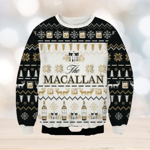 Macallan For Christmas Gifts Ugly Christmas Wool Knitted Sweater