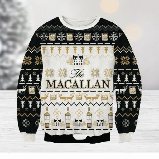 Macallan For Christmas Gifts Ugly Christmas Wool Knitted Sweater