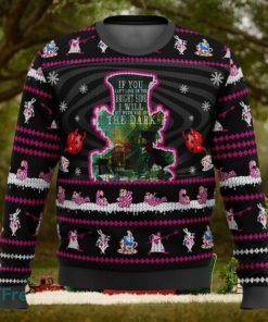 Mad Hatter Alice In Wonderland 3D Ugly Christmas Sweater Christmas Holiday Gift