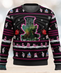 Mad Hatter Alice In Wonderland 3D Ugly Christmas Sweater Christmas Holiday Gift