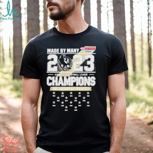 Made By Many 2023 Australian Football League Champions Collingwood Magpies T Shirt