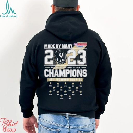 Made By Many 2023 Australian Football League Champions Collingwood Magpies Unisex T Shirt
