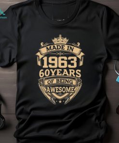 Made In 1963, 60 Years T Shirt