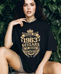 Made In 1963, 60 Years T Shirt