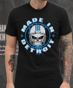 Made In Detroit Helmet Skull 313 T Shirt