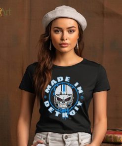 Made In Detroit Helmet Skull 313 T Shirt