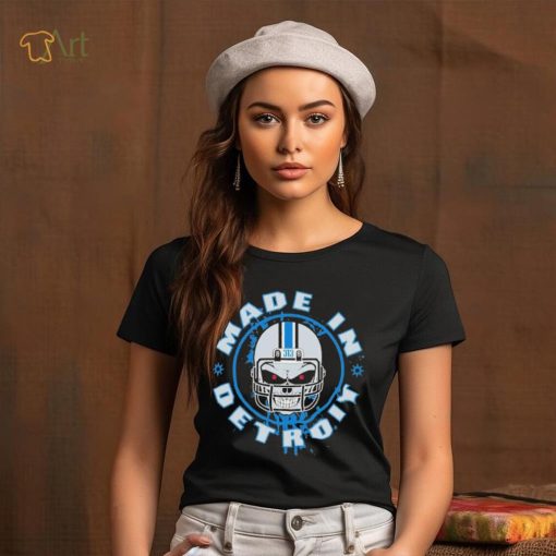 Made In Detroit Helmet Skull 313 T Shirt