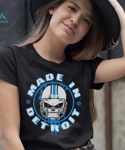 Made In Detroit Helmet Skull 313 T Shirt