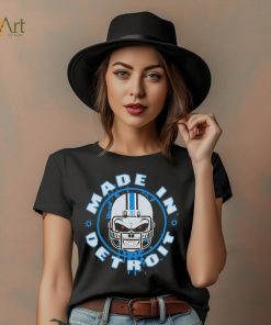 Made In Detroit Helmet Skull 313 T Shirt