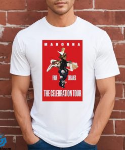 Madonna poster 2023 four decades the celebration world tour shirt