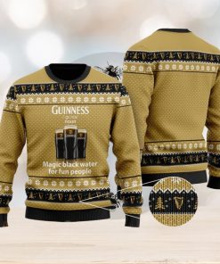 Magic Black Water Guinness Christmas For Christmas Gifts 3D Printed Ugly Christmas Sweater