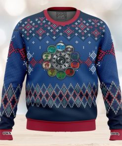 Magic the Gathering Ravnica Ugly Christmas Wool Knitted Sweater