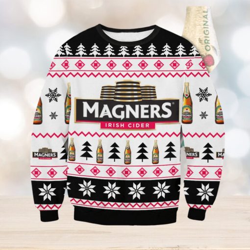 Magners Irish Cider Knitting Pattern Ugly Christmas Holiday Sweater