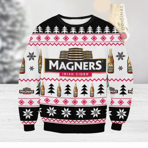 Magners Irish Cider Knitting Pattern Ugly Christmas Holiday Sweater