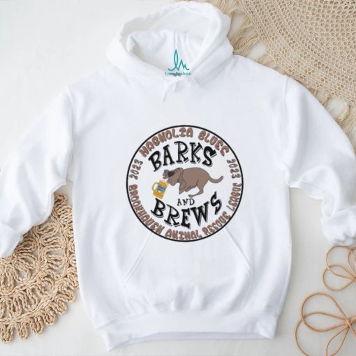 Magnolia Blues 2023 Brookhaven Animal Rescue League 2023 Barks And Brews shirt