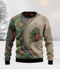 Maine Mandala Christmas For Christmas Gifts Ugly Christmas Wool Knitted Sweater