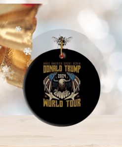 Make America Great Again Donald Trump 2024 World Tour Ornament