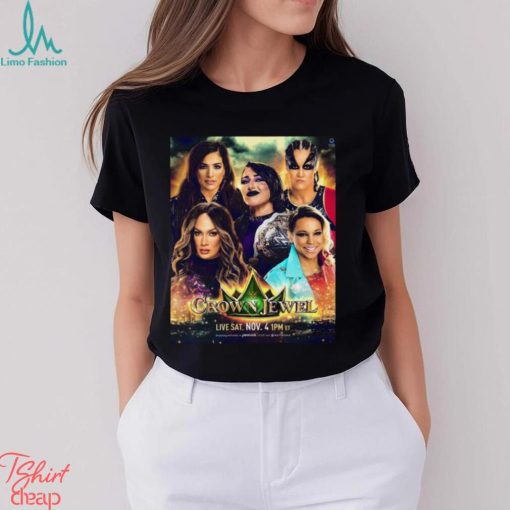 Mami puts the Women’s World Championship on the line in a Fatal 5 Way Match at #WWECrownJewel shirt