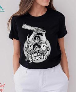 Maniac Melodies Horror Movie Mashup T Shirt