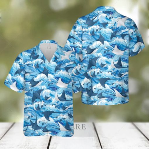 Manta Ray Hawaiian Shirt