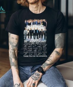 Marathon NCIS 20th anniversary 2003 2023 thank you for the memories signatures shirt, hoodie, sweater, long sleeve and tank top Marathon NCIS 20th anniversary 2003 2023 thank you for the memories signatures shirt