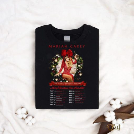 Mariah Carey Merry Christmas One And All Tour 2023 T shirt