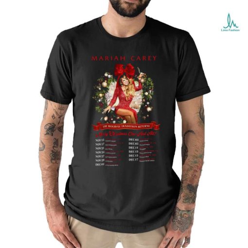 Mariah Carey Merry Christmas One And All Tour 2023 T shirt