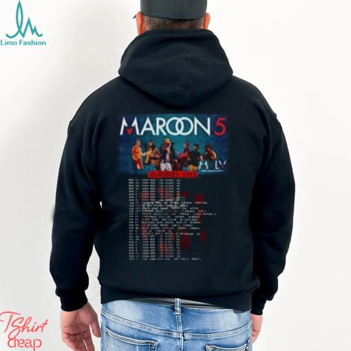 Maroon 5 Shirt Tour 2023 Gift For Fan Hoodie Unisex Shirt