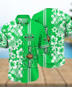 Marshall Thundering Herd NCAA Hawaiian Shirt Fresh Mowed Lawnstime Aloha Shirt