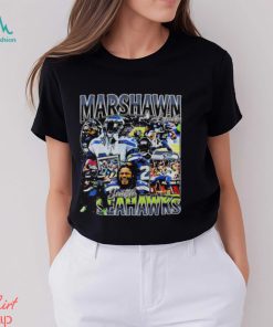 Marshawn Lynch Seattle Seahawks Football Logo Vintage 2023 Shirt