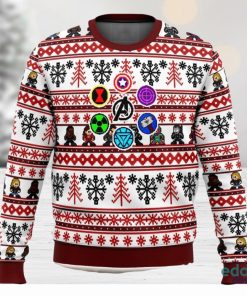 Marvel Avengers Retro 3D Ugly Christmas Sweater Unisex Christmas Sweater For Men And Women