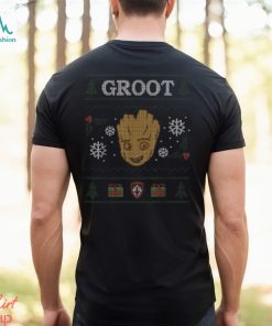 Marvel Groot Guardians Of The Galaxy Ugly Christmas Shirt, hoodie, sweater, long sleeve and tank top Marvel Groot Guardians Of The Galaxy Ugly Christmas Shirt