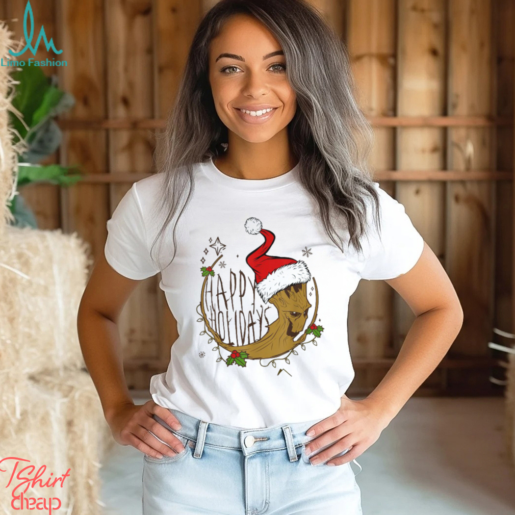 Marvel Guardians Groot Happy Holidays Christmas Shirt Marvel Guardians Groot Happy Holidays Christmas Shirt